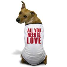 all_you_need_is_love_dog_tshirt